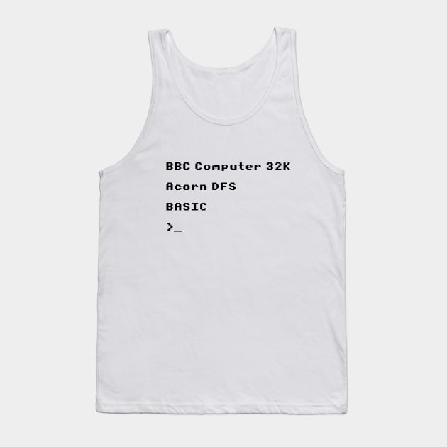 BBC Micro Splash Screen Tank Top by onekdesigns